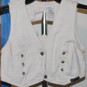Western Ethics girls white vest